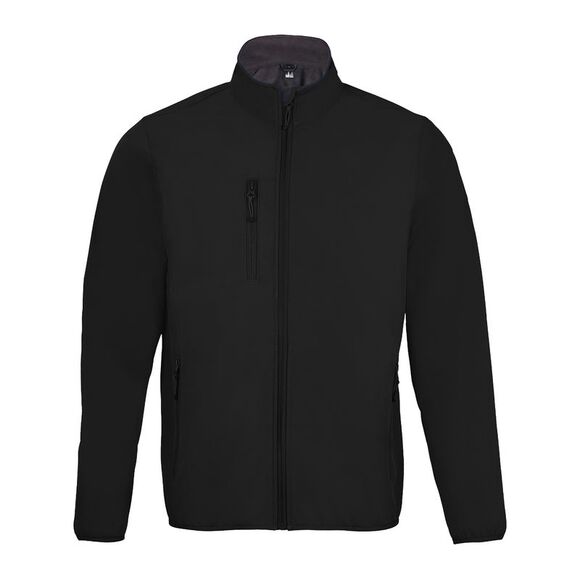 SOLS Mens Radian Soft Shell Jacket / Black - Picture 1 of 4